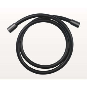 Gessi Cono 01637.707 1500 mm cromalux flexible hose with conic 1/2" connections in black metal brushed PVD