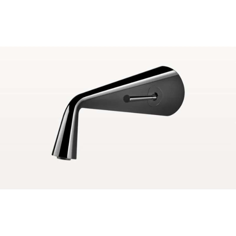 Gessi Cono 45088.706 wall mounted basin mixer in black metal