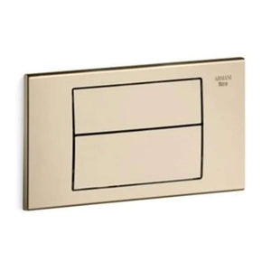 Push type operating plate dual flush 3/6l for duplo cisterns in gregie