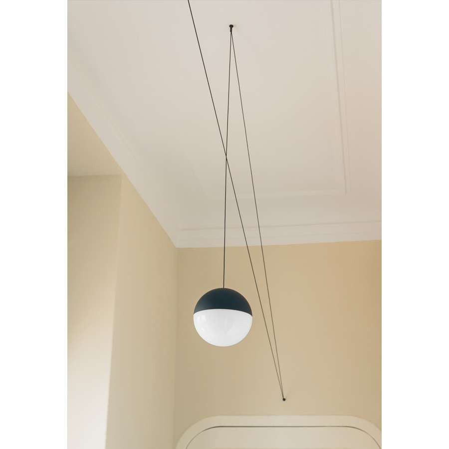 String Light Sphere Head 12mt cable Suspension Lamp