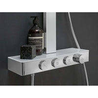 Infinity Shower system with three features 1108,5mm x413,5mm x561,2mm in Chrome