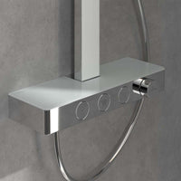 Infinity Shower system with three features 1108,5mm x413,5mm x561,2mm in Chrome