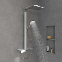 Infinity Shower system with three features 1108,5mm x413,5mm x561,2mm in Chrome