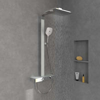 Infinity Shower system with three features 1108,5mm x413,5mm x561,2mm in Chrome