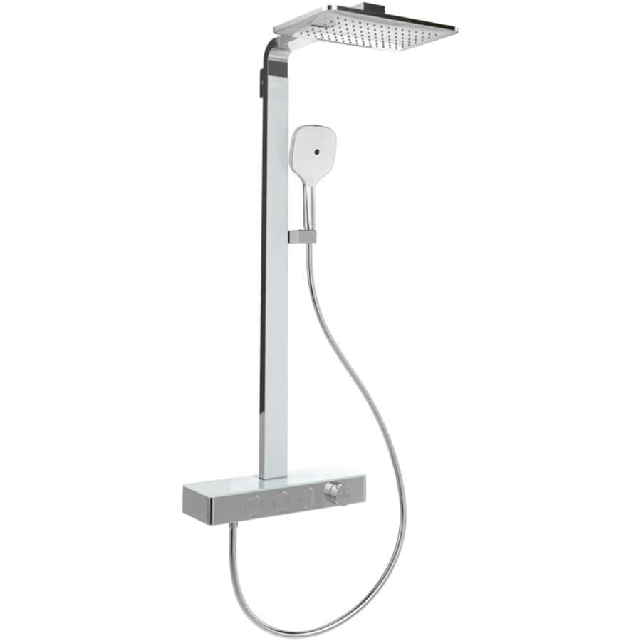 Infinity Shower system with three features 1108,5mm x413,5mm x561,2mm in Chrome