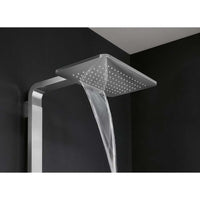 Infinity Shower system with three features 1108,5mm x413,5mm x561,2mm in Chrome