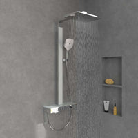 Infinity Shower system with four features 1055mm x413mm x561mm in Chrome