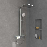 Infinity Shower system with four features 1055mm x413mm x561mm in Chrome