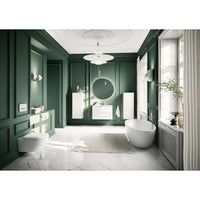 Antao Concealed single-lever bath / shower mixer 57mm x184mm x221mm in Brushed Nickel Matt