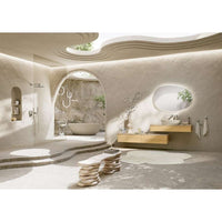 Antao Concealed single-lever bath / shower mixer 57mm x184mm x221mm in Brushed Nickel Matt