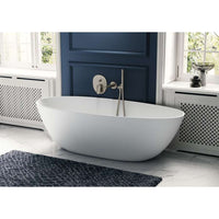 Antao Concealed single-lever bath / shower mixer 57mm x184mm x221mm in Brushed Nickel Matt