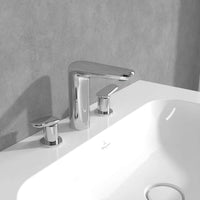 Antao Three-hole basin mixer 158mm x404mm x164mm in Chrome