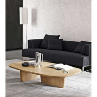 Tobi-Ishi T140L Small Table, Frame Brushed Light Oak 0374C