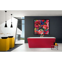 Squaro Edge 12 Rectangular drop-in bath, 1600 x 750 mm, White Alpin