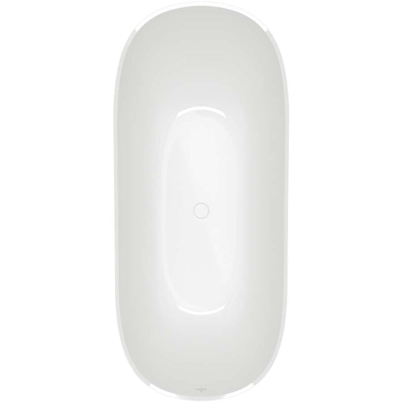 Theano Free-standing bath Curved Edition, 1700 x 750 mm, White Alpin