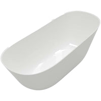 Theano Free-standing bath Curved Edition, 1700 x 750 mm, White Alpin