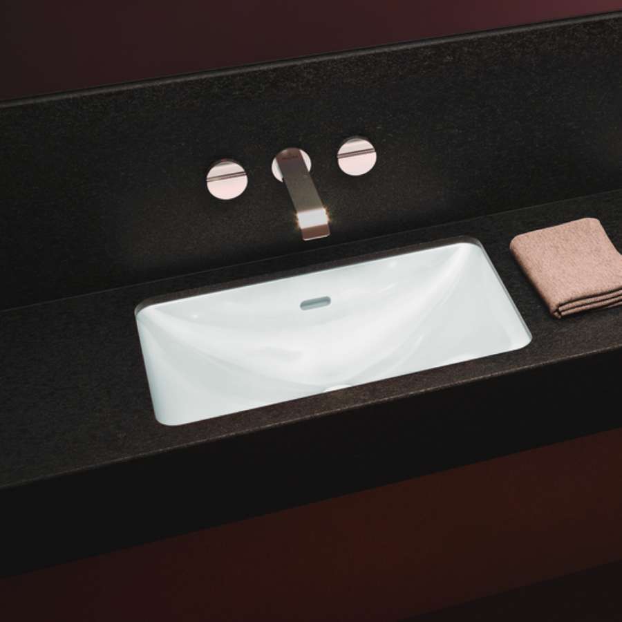 Loop & Friends 4A5700R1 Undercounter Washbasin with Limbonsai 79121NBDG Basin Mixer