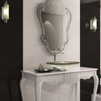 Slavia Crystal SC-WB45D-E01P Dilos slavia crystal wash basin in empaire platinum