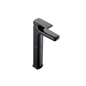 Escuadra high basin mixer in brushed dark black