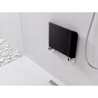 Emco System 2 3551.212.02 wall mounted folding seat in black