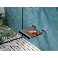 Emco System 2 3551.212.02 wall mounted folding seat in black