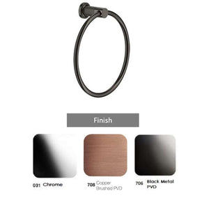 GESSI INCISO 58509.708 Towel ring in Copper Brushed PVD