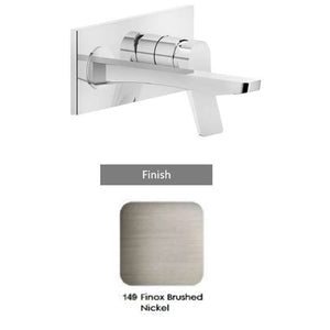 GESSI RILIEVO 59089.149 External parts for built-in mixer with spout in Finox without waste