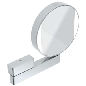 Emco 109506017 LED shaving and cosmetic mirror in chrome with 3x and 7x magnification