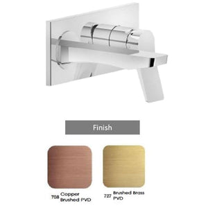 GESSI RILIEVO 59092.727 External parts for built-in mixer with spout in Brass Brushed PVD without waste