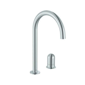 Roca A5A3W3FC00 NU Basin mixer smooth body, deck-mounted with Dome handle - 2 holes -. L-SIZE. Finish in C0 - Chrome